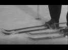 Dans les années 50, les skis raccourcissent à vue d'oeil