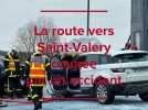 Accident à St Valery: la route coupée