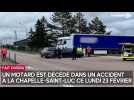 Un motard est décédé dans un accident à La Chapelle-Saint-Luc ce lundi 23 février