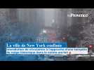 La ville de New York confinée interdiction de circulation à l'approche d'une tempête de neige historique