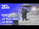 New York paralysée par la neige