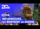 En Ukraine, ces influenceurs transforment leurs réseaux sociaux en journaux de guerre