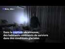 Des habitants survivent sans électricité ni chauffage dans certains quartiers de Kiev