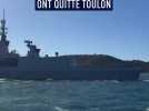 Les officiers-élèves de la mission Jeanne d'Arc ont quitté Toulon