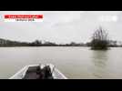 VIDÉO. De l'autre côté de la digue, près d'Ancenis, les eaux de la Loire recouvrent tout et encerclent les maisons
