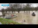 VIDÉO. Crues de la Loire : des habitants de Loire-Atlantique doivent rentrer chez eux en bateau