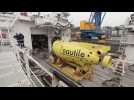 Départ imminent du submersible Nautile à l'assaut des abysses