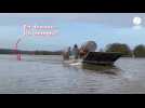 VIDÉO. Sa ferme cernée par la Loire, il navigue sur ses champs pour livrer 2 100 litres de lait !
