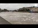 VIDÉO. Inondations en Mayenne : la rivière est sortie de son lit, le département toujours en vigilance orange