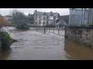 À Gouarec des rues inondées et fermées