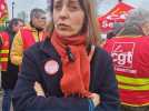 La secrétaire fédérale de la CGT au chevet de l'usine Legrand de Fontaine-le-Bourg