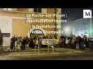 Manifestation contre la fermeture de l'école Champully