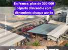 En France, plus de 300 000 départs d'incendie sont dénombrés chaque