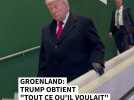 Trump s'exprime sur le Groenland