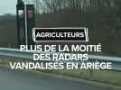Plus de la moitié des radars routiers ont été vandalisés en Ariège