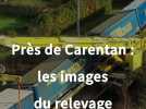 Près de Carentan, les images du relevage du train accidenté