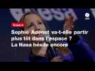 VIDEO. Sophie Adenot va-t-elle partir plus tôt dans l'espace ? La Nasa hésite encore