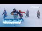 Tournoi de Snow Rugby : une compétition vraiment givrée au col du Lautaret