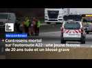 Contresens mortel sur l'autoroute A22 : une jeune femme de 20 ans tuée et un blessé grave