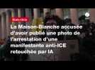 VIDEO. La Maison-Blanche accusée d'avoir publié une photo de l'arrestation d'une manifestante anti-ICE retouchée par IA