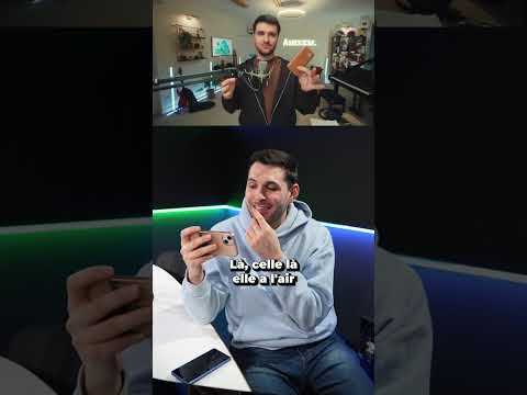 Amixem découvre une batterie externe Hermès à 700€ ! #amixem #hermes #batterieexterne #shorts