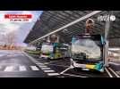 VIDÉO. À Saint-Nazaire, les nouveaux bus électriques entrent en action sur le réseau