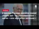 VIDÉO. L'ancien Premier ministre Lionel Jospin est « en convalescence » après « une opération sérieuse »