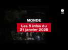 VIDEO. Les 5 infos Monde du 21 janvier 2026