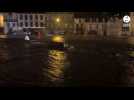 VIDEO. Inondations eVn Finistère : la Laïta déborde à Quimperlé, le quai Brizeux fermé à la circulation