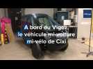 Annecy : à bord du Vigoz, le véhicule mi-voiture mi-vélo de Cixi