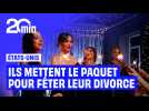Aux États-Unis, ils mettent le paquet pour fêter leur... divorce !