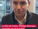 Le CEO de l'Union Philippe Bormans s'exprime avant le match contre le Bayern Munich