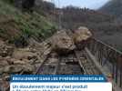 Eboulement dans les Pyrénées-Orientales : la RD 66 coupée à Thuès-entre-Valls