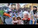 Carnaval de Colmar : la grande cavalcade vue de l'intérieur