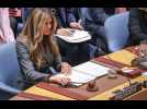 Melania Trump préside un Conseil de sécurité, du jamais-vu à l'ONU