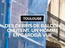 Des éléments de balcon chutent à Toulouse