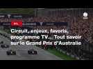 VIDÉO. F1. Circuit, enjeux, favoris, programme TV... Tout savoir sur le Grand Prix d'Australie