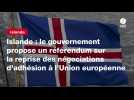VIDÉO. Islande : le gouvernement propose un référendum sur la reprise des négociations d'adhésion à l'Union européenne