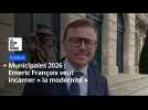 Municipales : Emeric François veut incarner « la modernité » à Cambrai