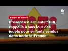 VIDÉO. Présence d'amiante : Gifi rappelle à son tour des jouets pour enfants vendus dans toute la France