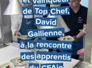 David Gallienne au CFAie de Val-de-Reuil : les apprentis cuisinent aux côtés du chef étoilé