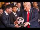 Trump a reçu Messi à la Maison-Blanche, « tu es peut-être meilleur que Pelé »