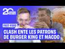 Quand le patron de Burger King se paye la tête du PDG de McDonald's sur les réseaux sociaux