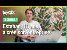 À 18 ans, son bac en poche, Esteban a créé son entreprise de développement web
