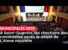 À Saint-Quentin, les réactions des candidates après le débat de L'Aisne nouvelle