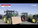 VIDÉO. Des dizaines de tracteurs se rapprochent d'Angers pour bloquer l'A87