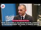 Trois questions à Valentin Mouzon, candidat du Rassemblement National aux élections municipales 2026 à Sainte-Savine