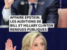 Affaire Epstein: les auditions de Bill et Hillary Clinton rendues publiques