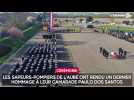Les sapeurs-pompiers de l'Aube ont rendu un dernier hommage à leur camarade Paulo Dos Santos