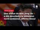VIDÉO. Une statue de Kim Jong Un a été dévoilée à la télévision nord-coréenne, affirme Séoul